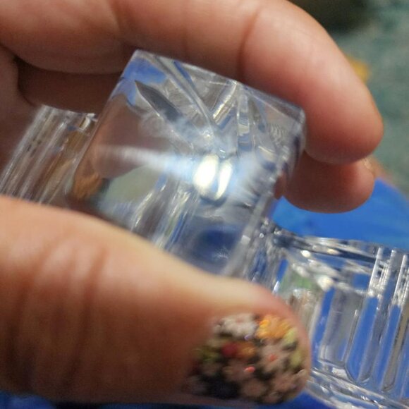 Waterford Crystal 3-leaf Clover Shamrock Paperweight 4” Gothic Signed Mint - Picture 5 of 5